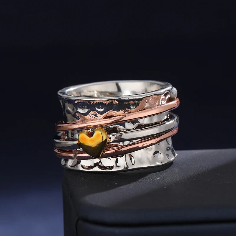 Undiw Vintage Moonstone Healing Crystal Ring - Image 14