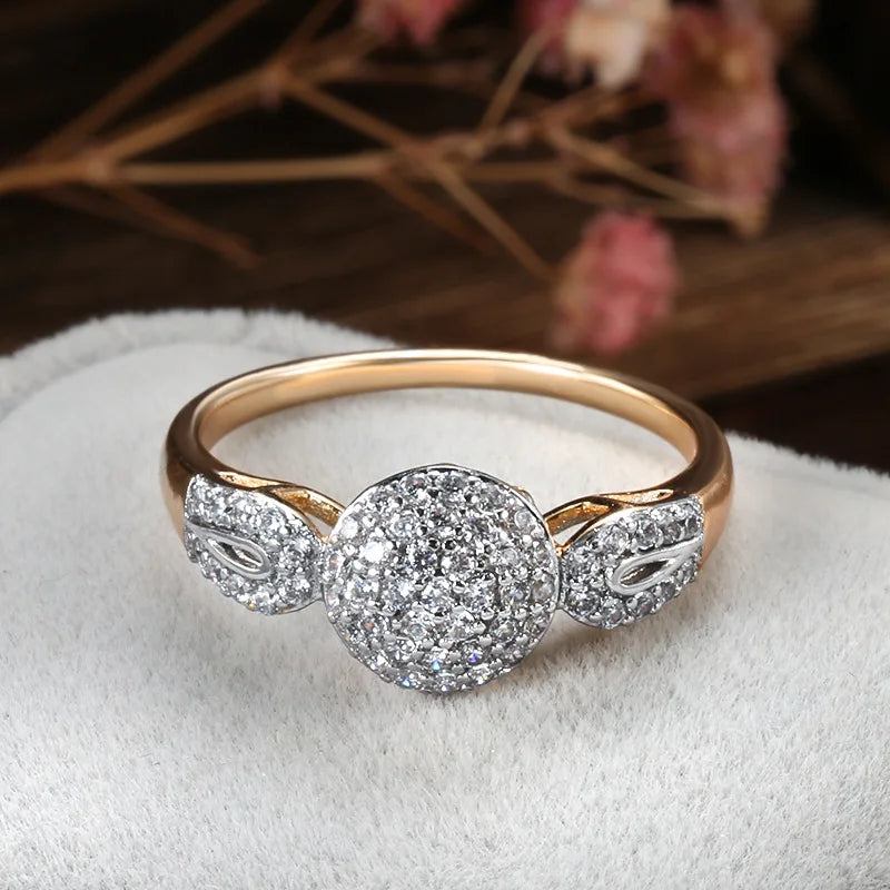 Oclie Luxury Rose Gold Diamond Ring - Image 4