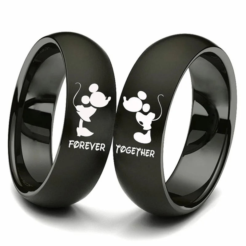 Mickey New Cartoon Fashion Women Friendship Ring