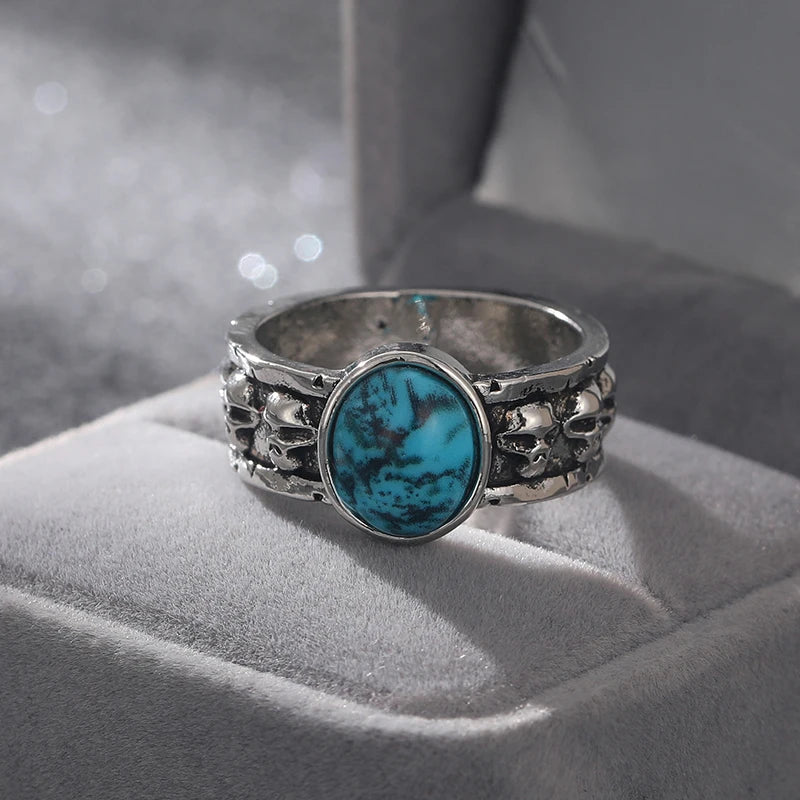 Undiw Vintage Moonstone Healing Crystal Ring - Image 8