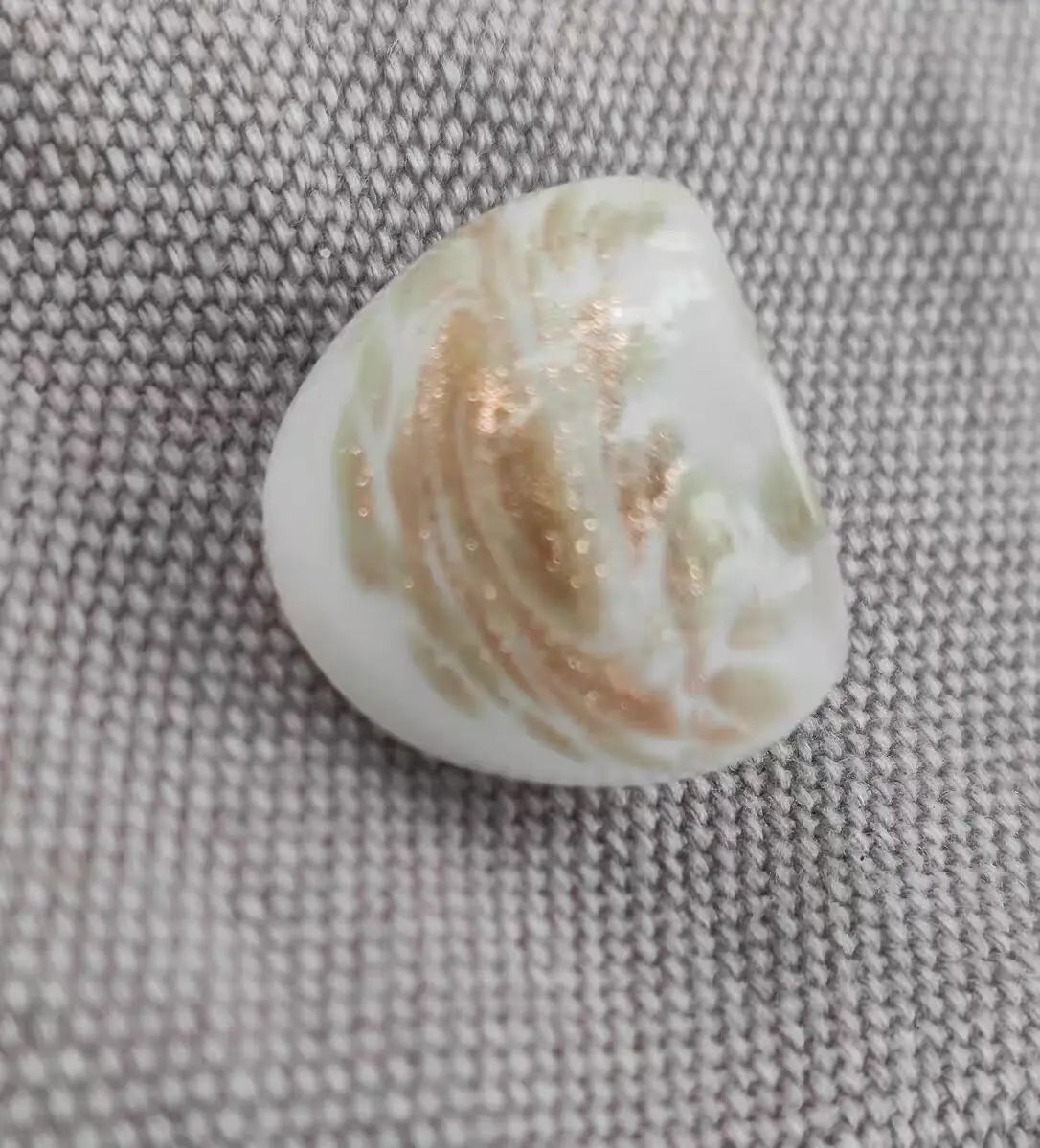 Unegi Handmade Glass Ring – Unique Neutral Design - Image 43