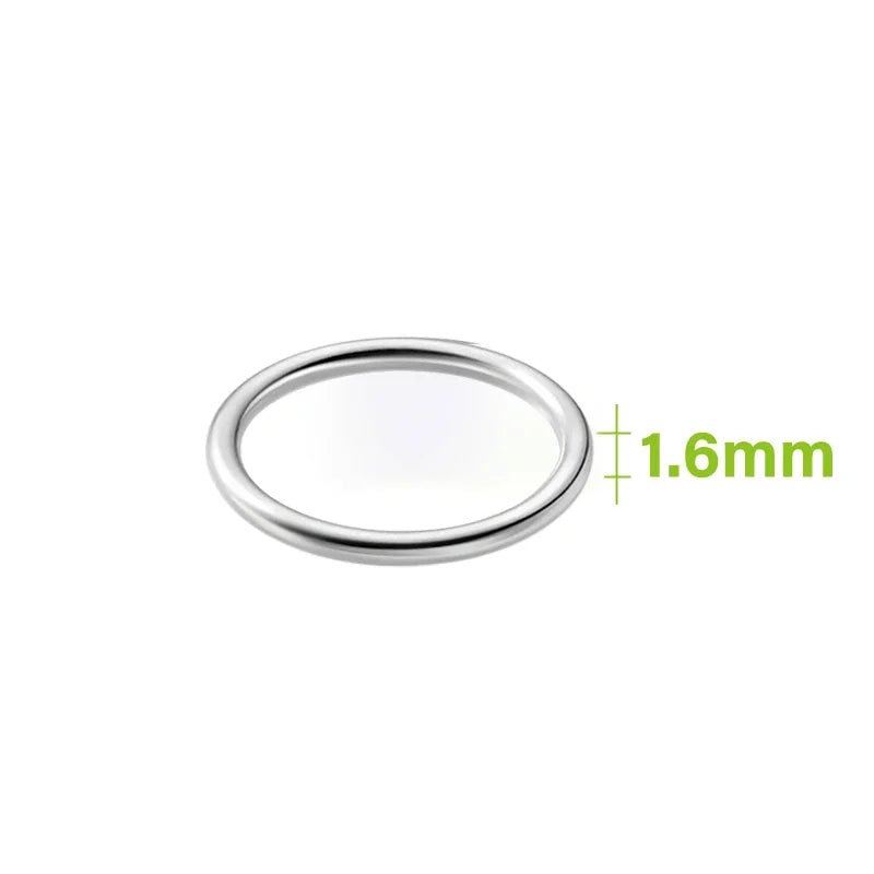 Chicya Fashion Sterling Silver Wedding Ring - Image 4
