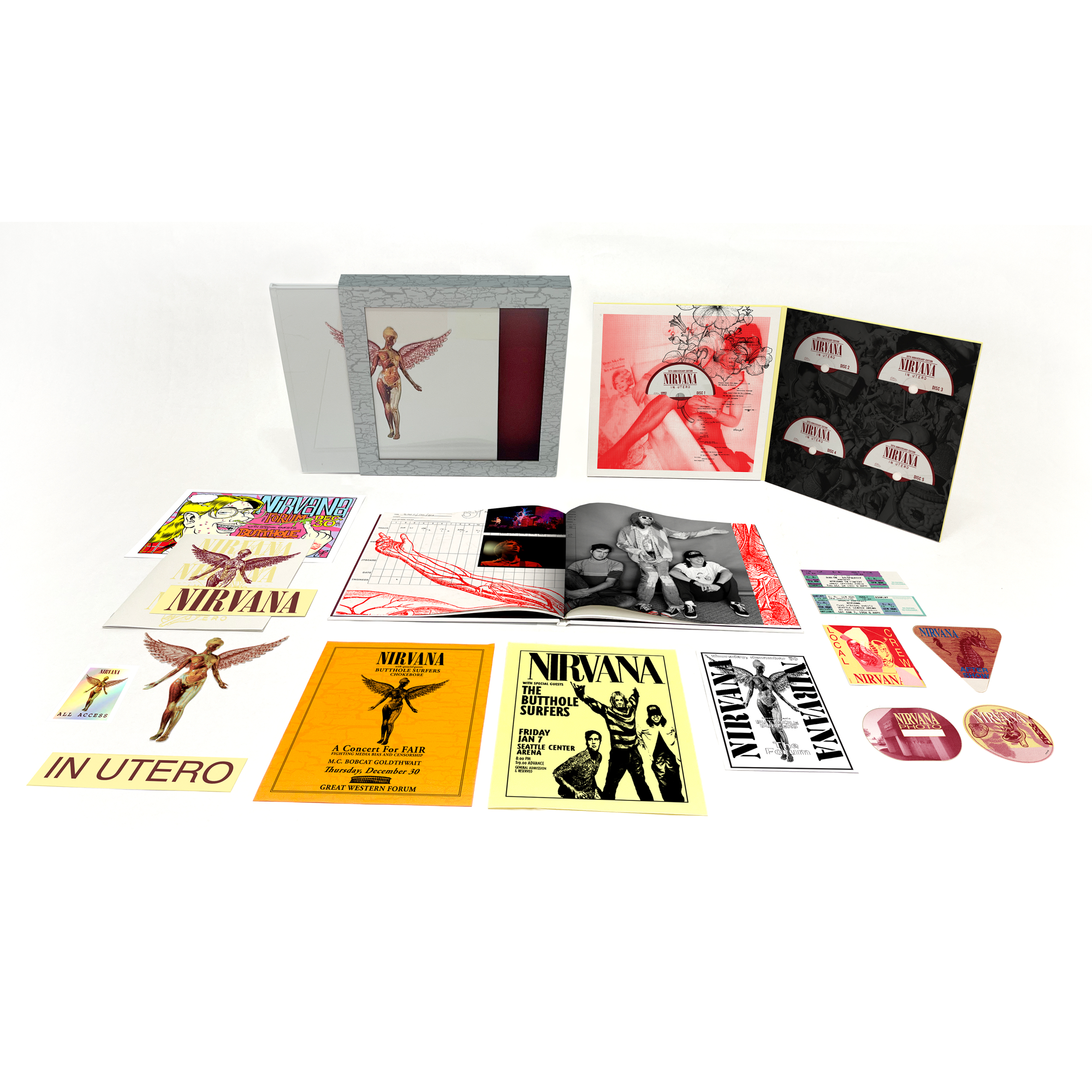 Nirvana - In Utero (30th Anniversary): Super Deluxe 8LP Box Set - uDiscover