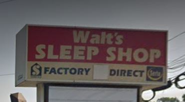 WALT'S SLEEP SHOP