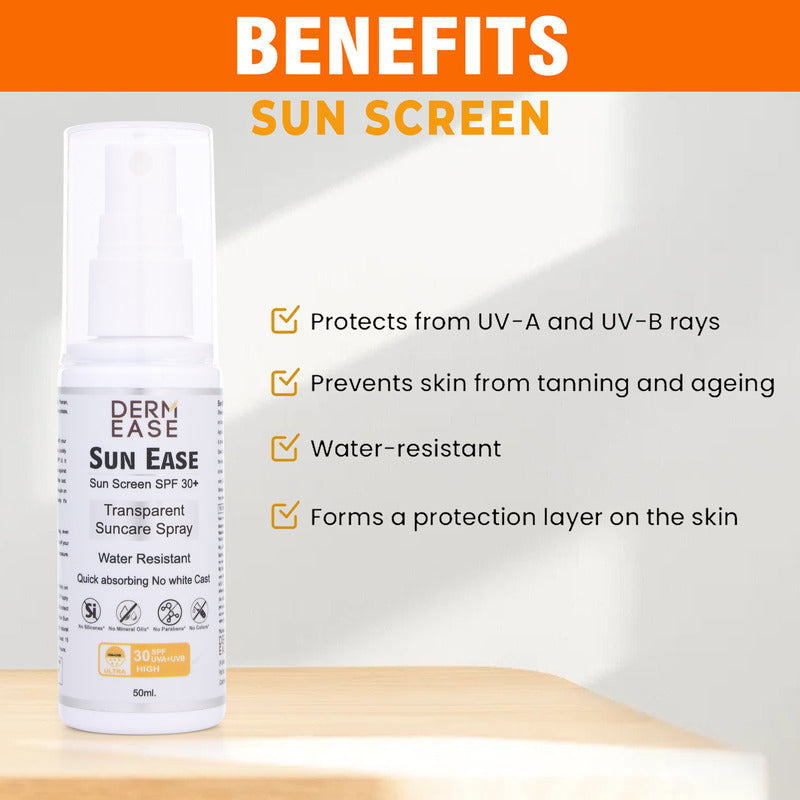 Sun Ease Sunscreen Spf 30+ Spray