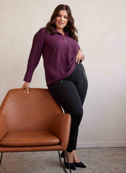 Intro Laura Double Knit Pull-On Leggings