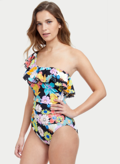 Profile by Gottex - Leaf Motif Tankini Set