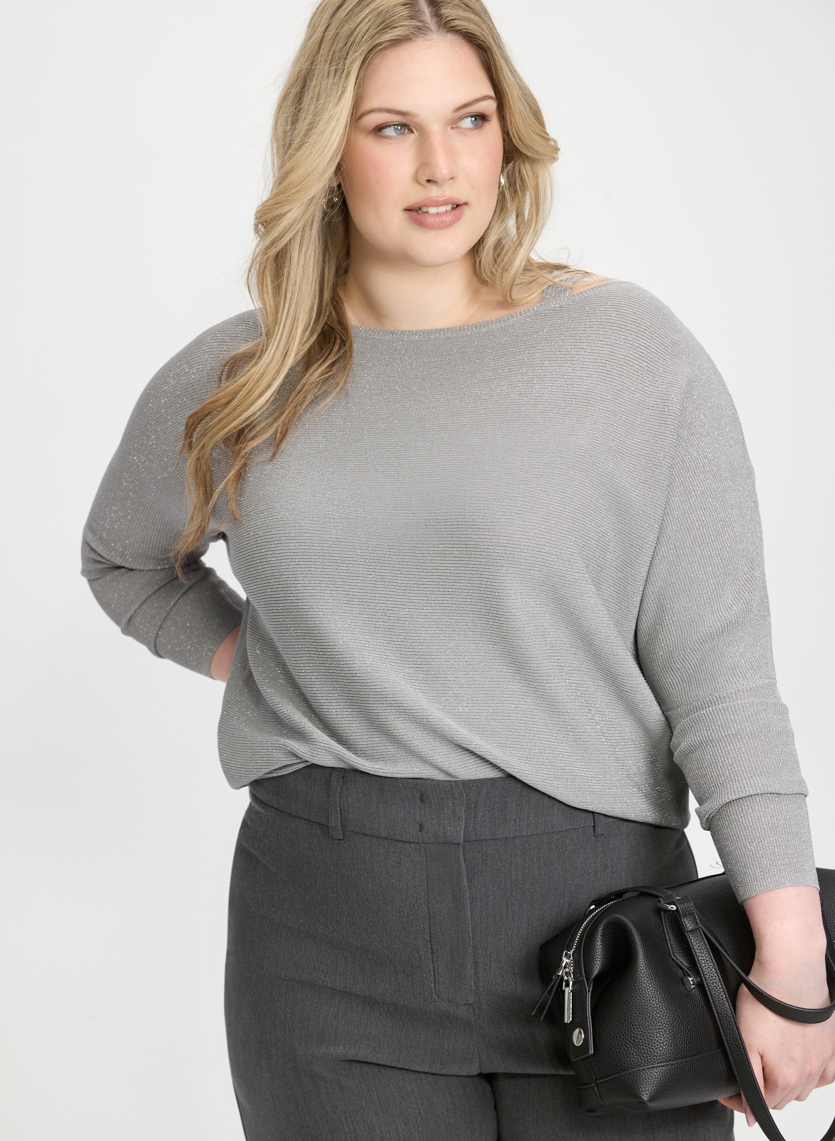 Lurex Knit Pullover
