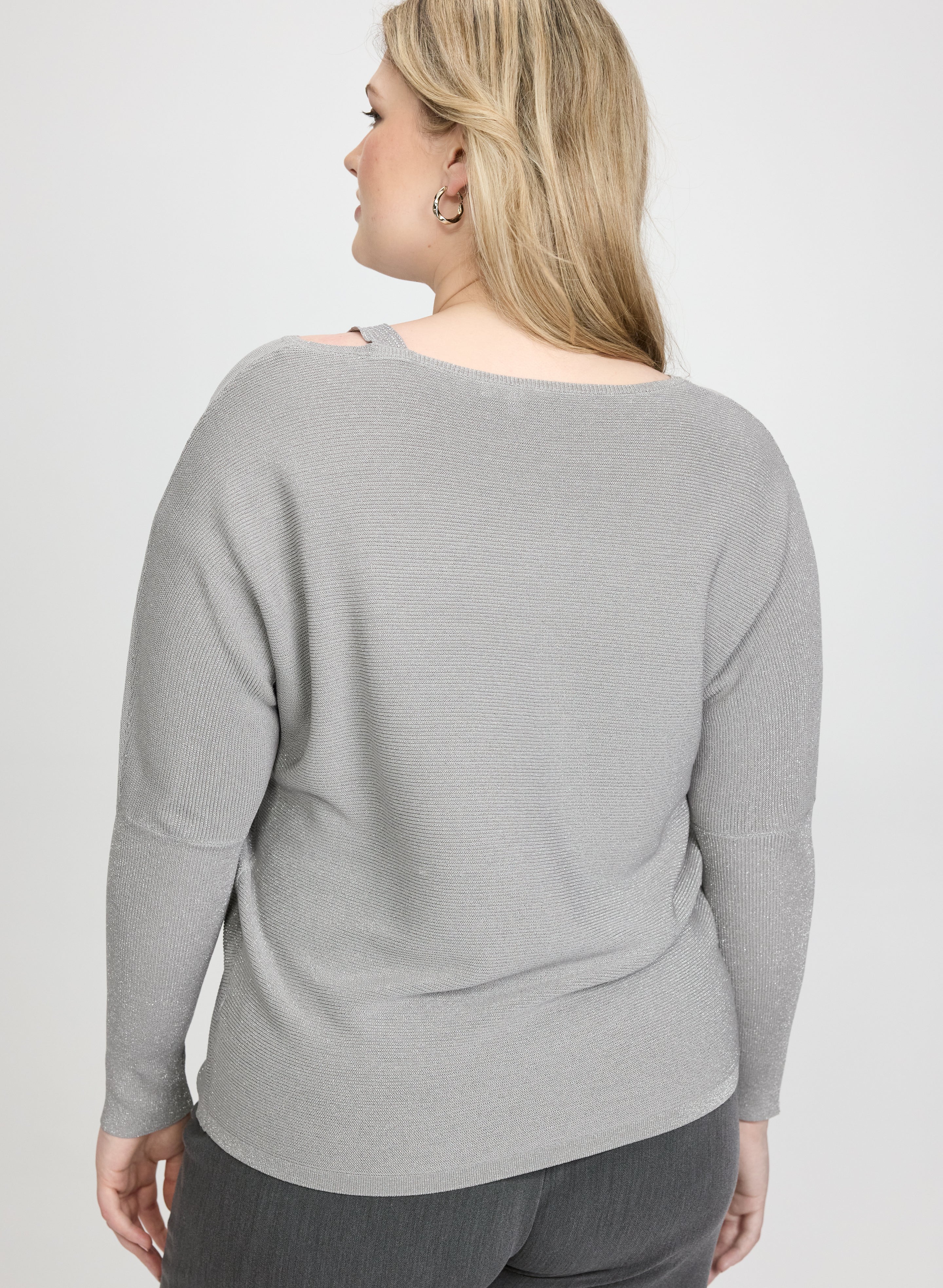 Lurex Knit Pullover