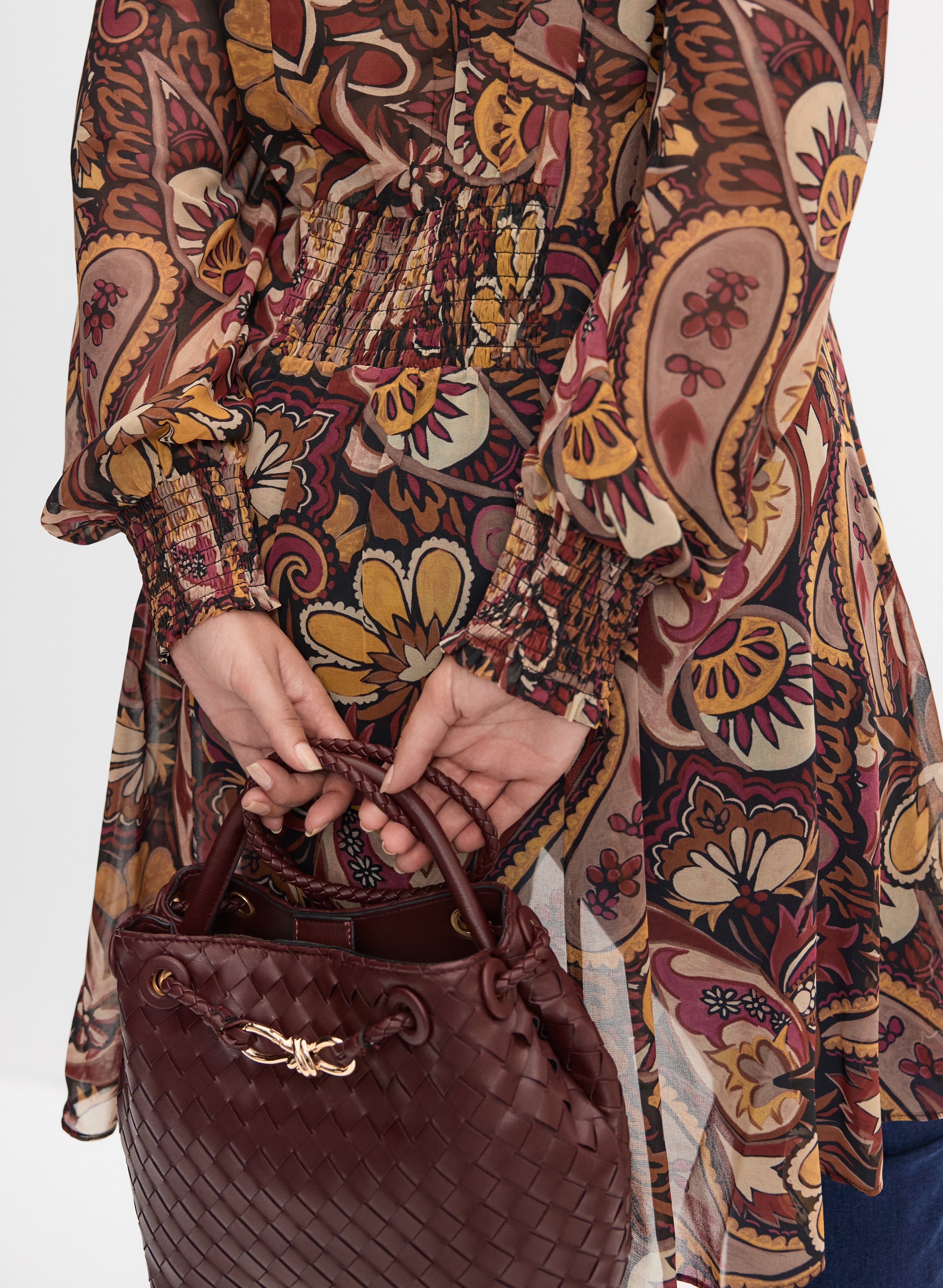 Paisley Chiffon Blouse