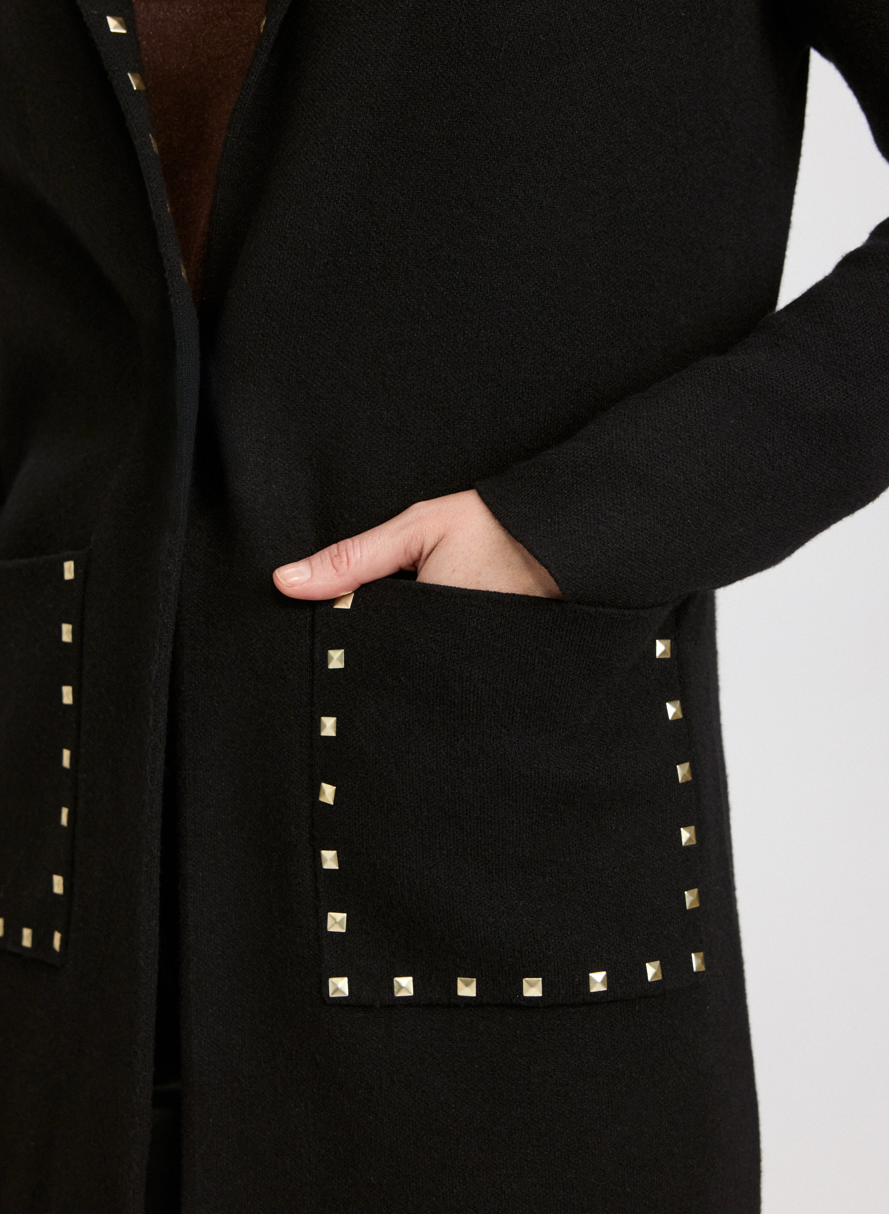 Stud Embellished Cardigan