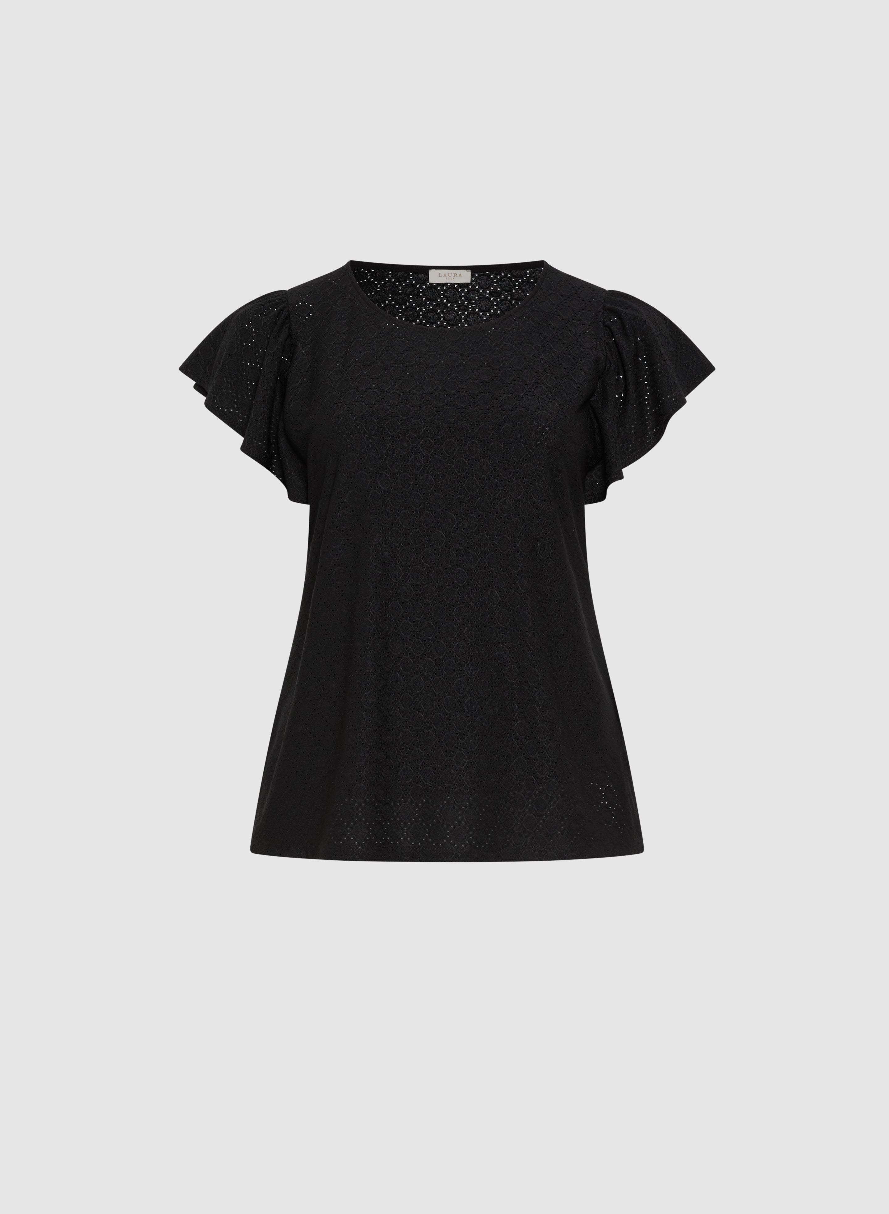 Ruffle Sleeve Top
