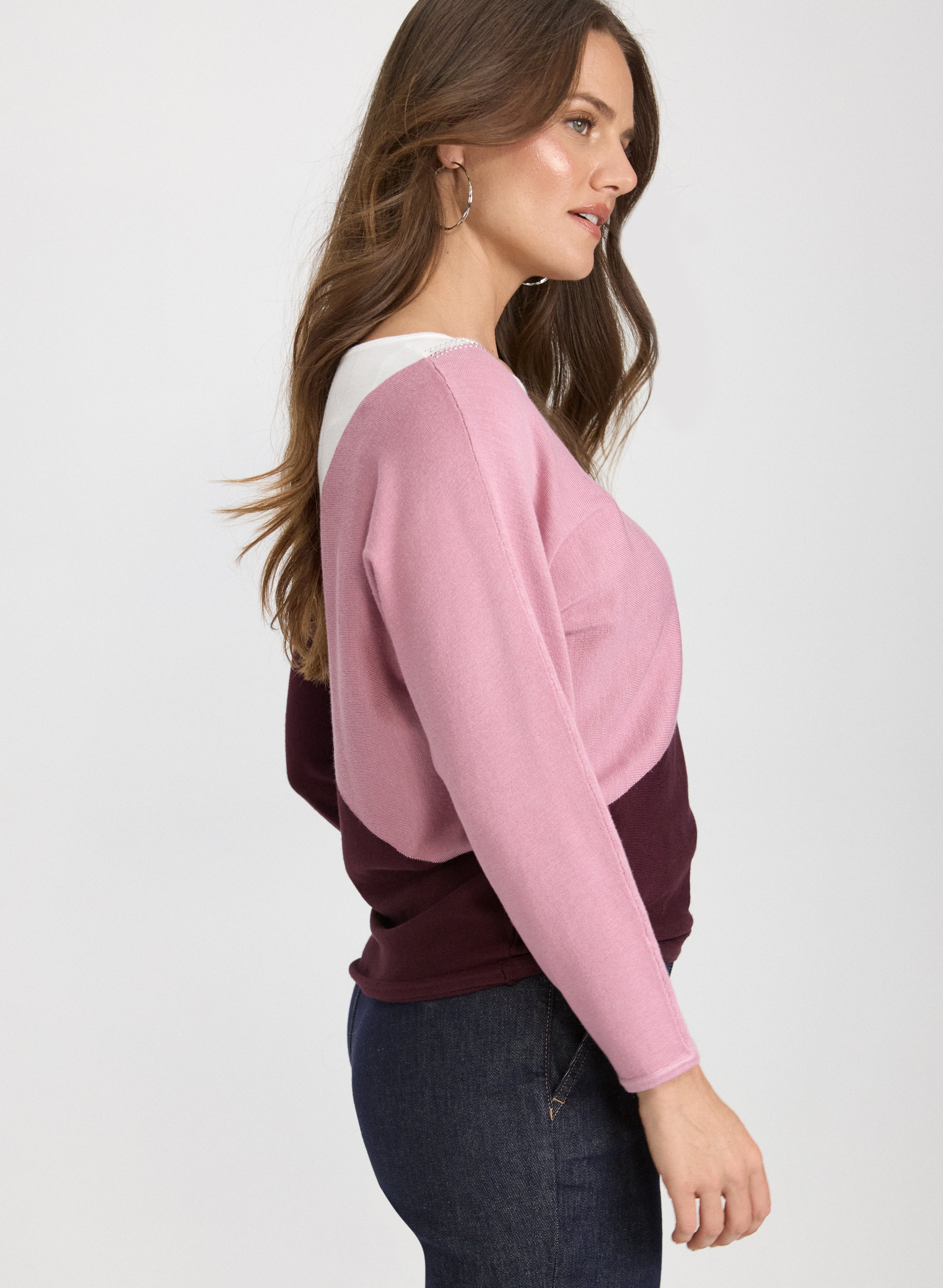 Pull à blocs de couleurs