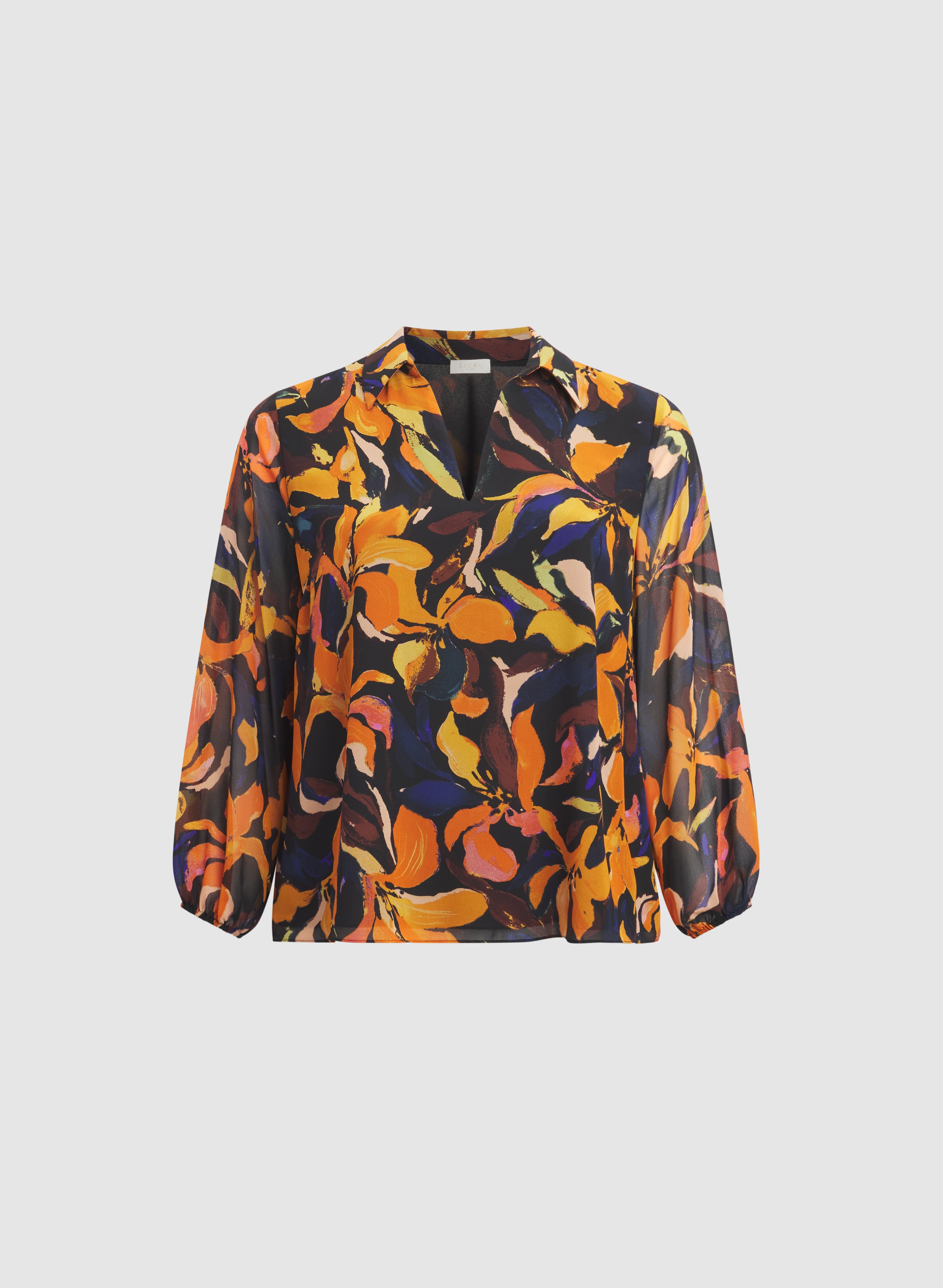 Floral Chiffon Blouse