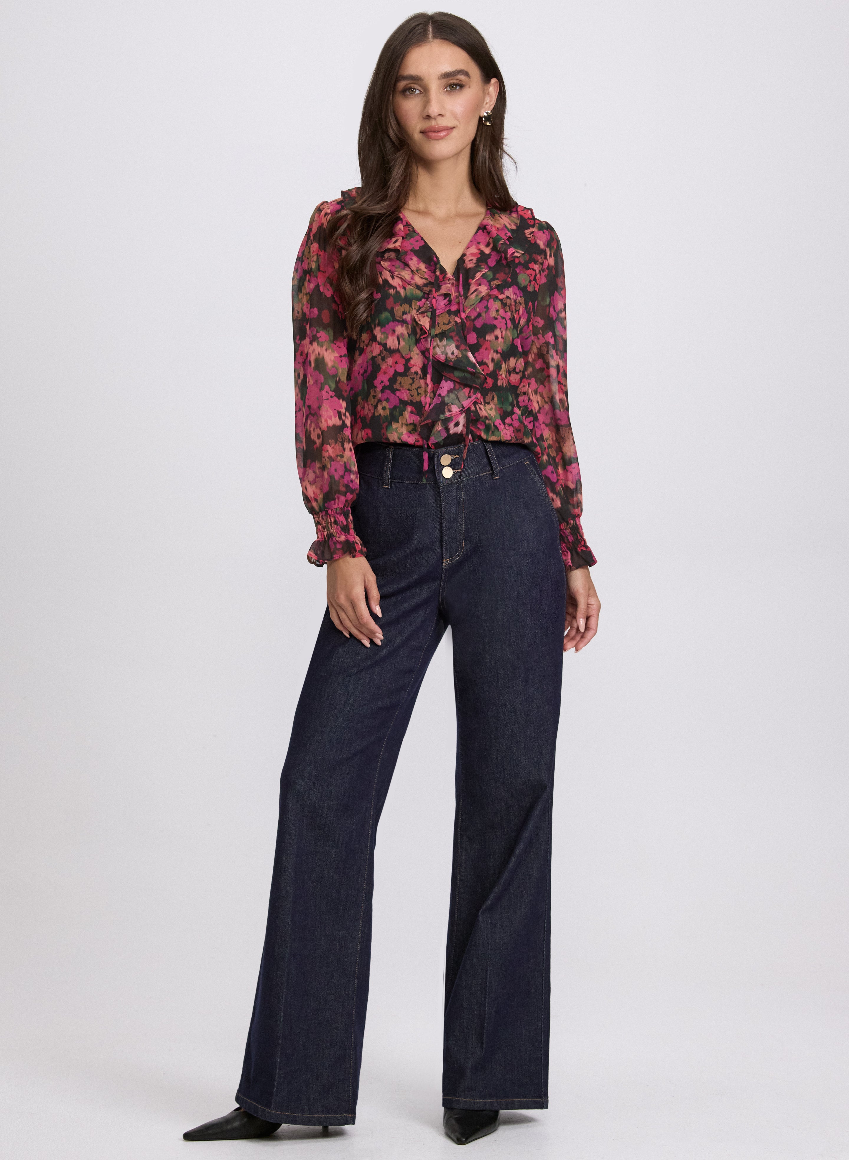 Floral Chiffon Blouse