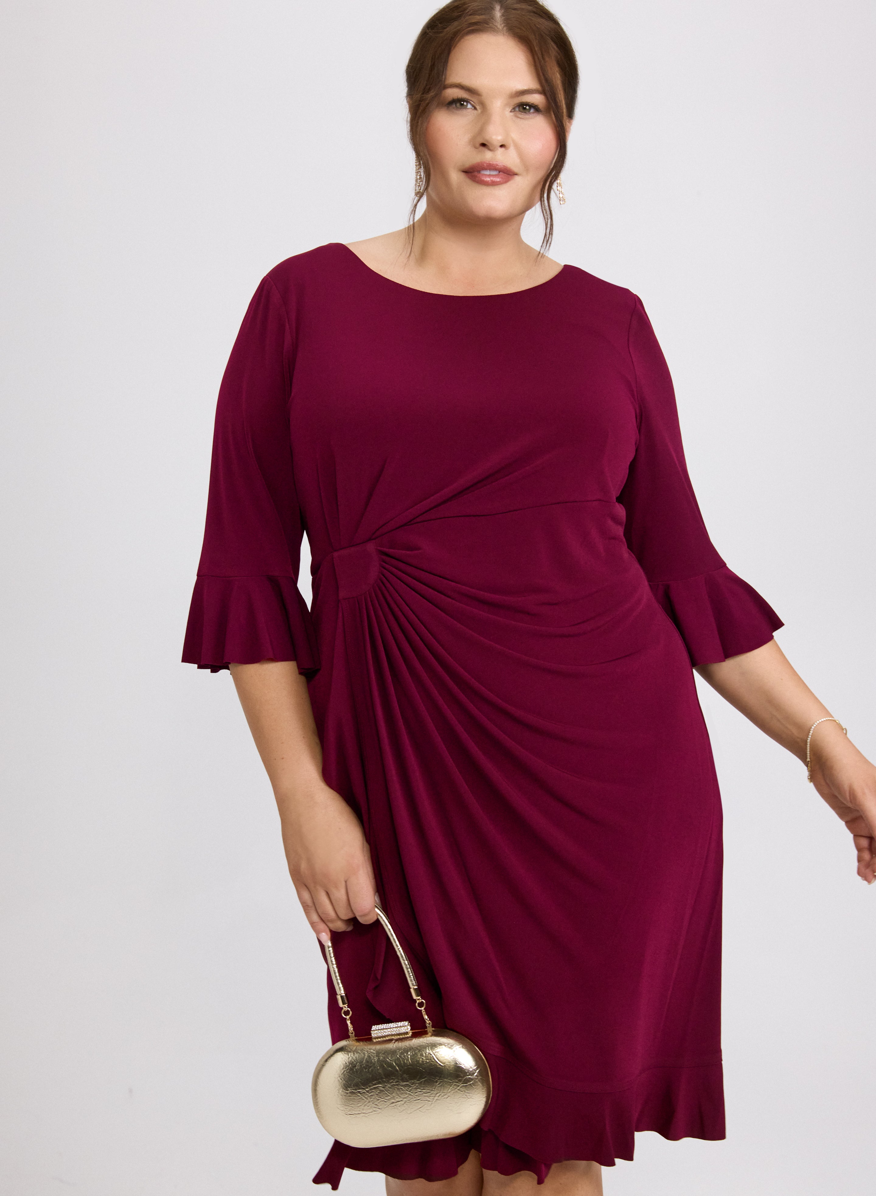 Ruffled Hem Dress