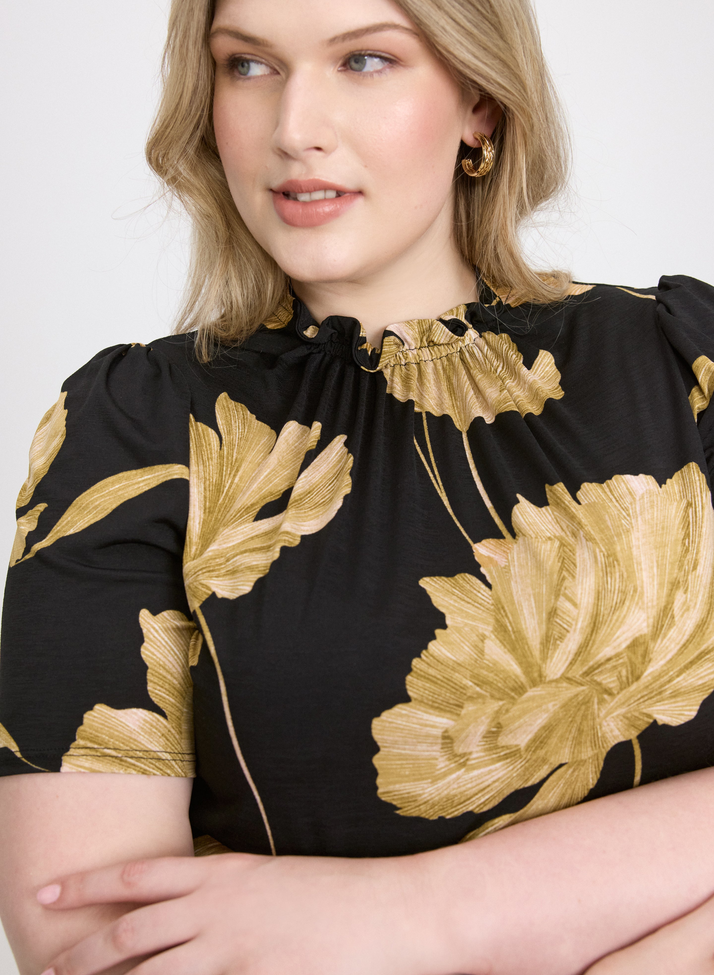 Mock Neck Top