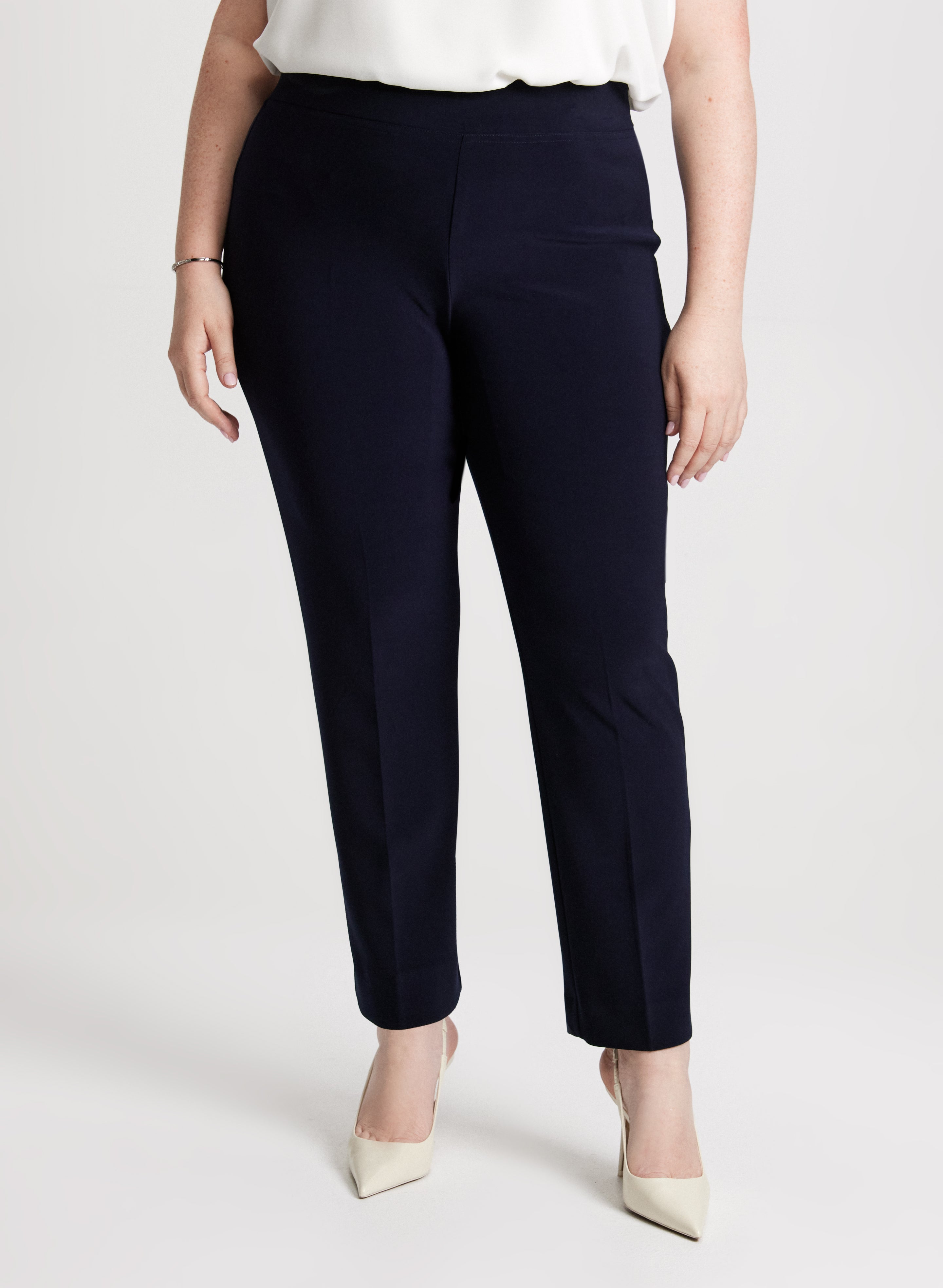 Pull-On Slim Leg Pants