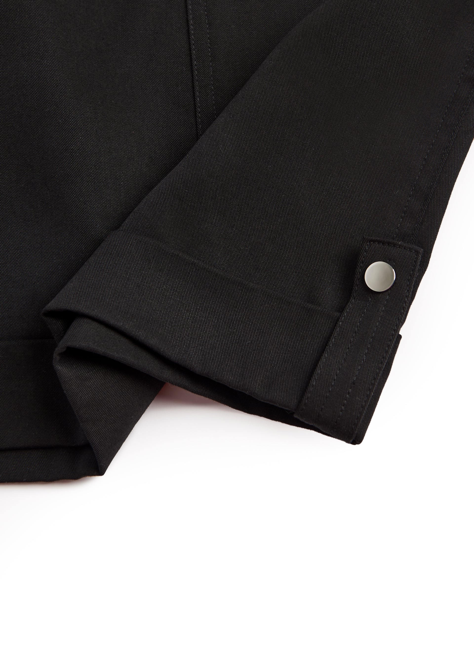 Tab Detail Tencel Shorts