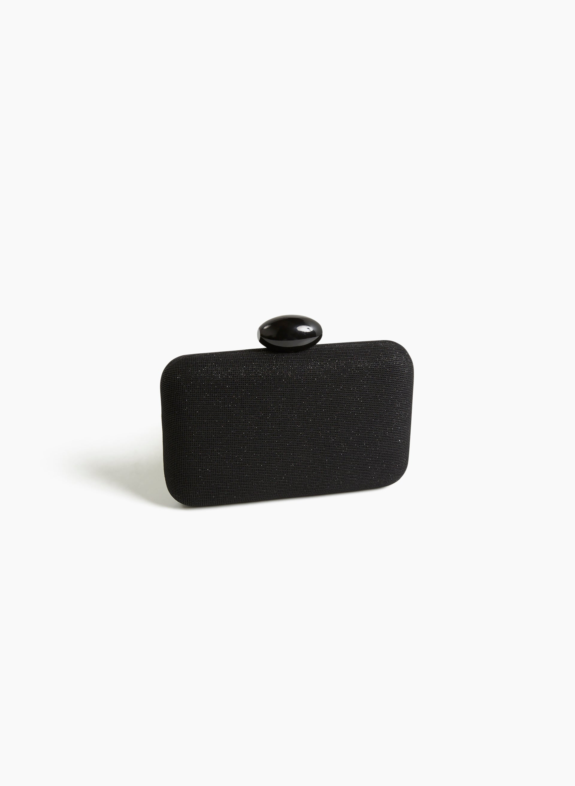 Rectangular Cross-Body Metallic Clutch