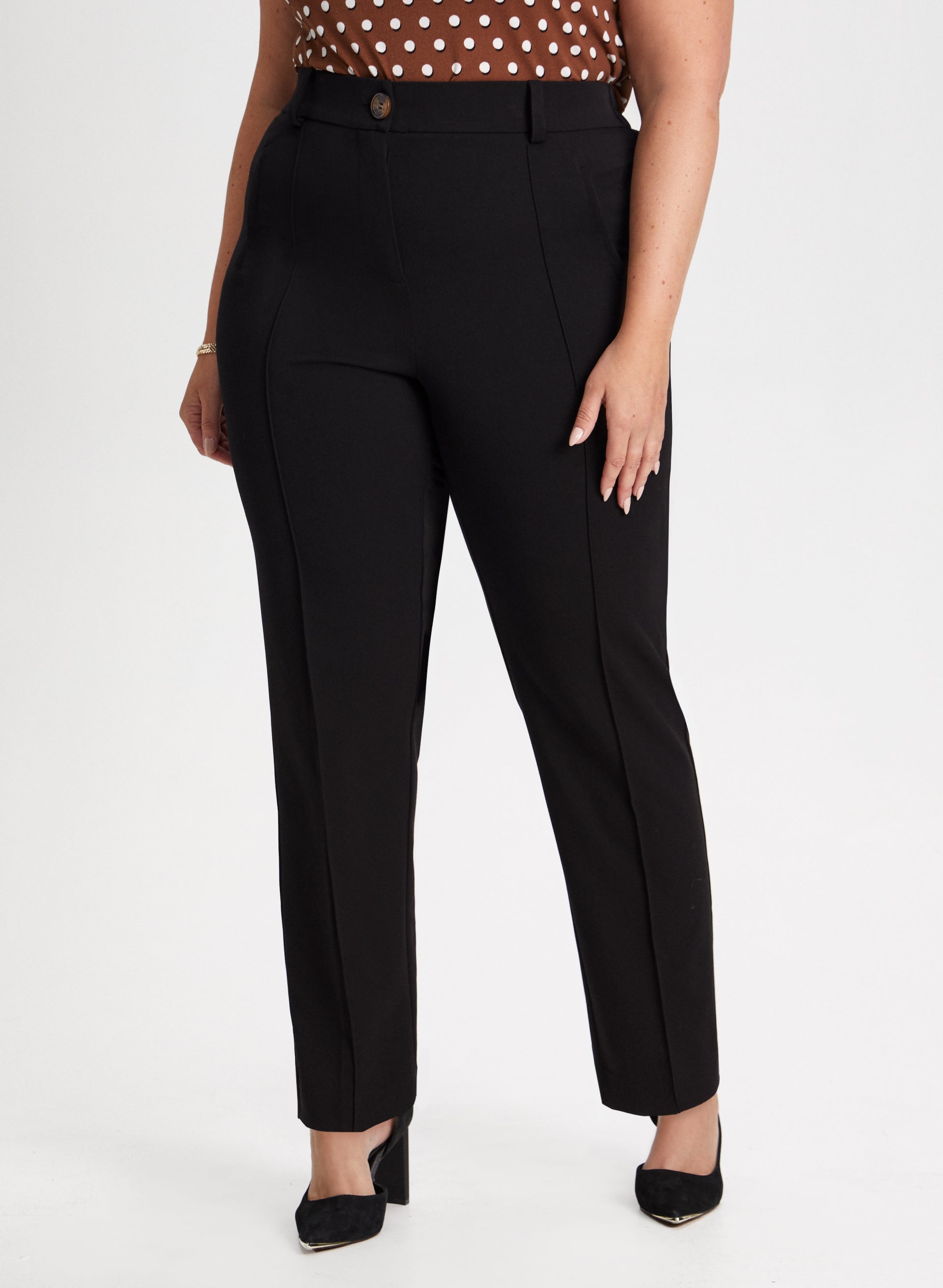 Pintuck stretch wide-leg pant, Contemporaine, Shop Women%u2019s Wide-Leg  Pants Online in Canada