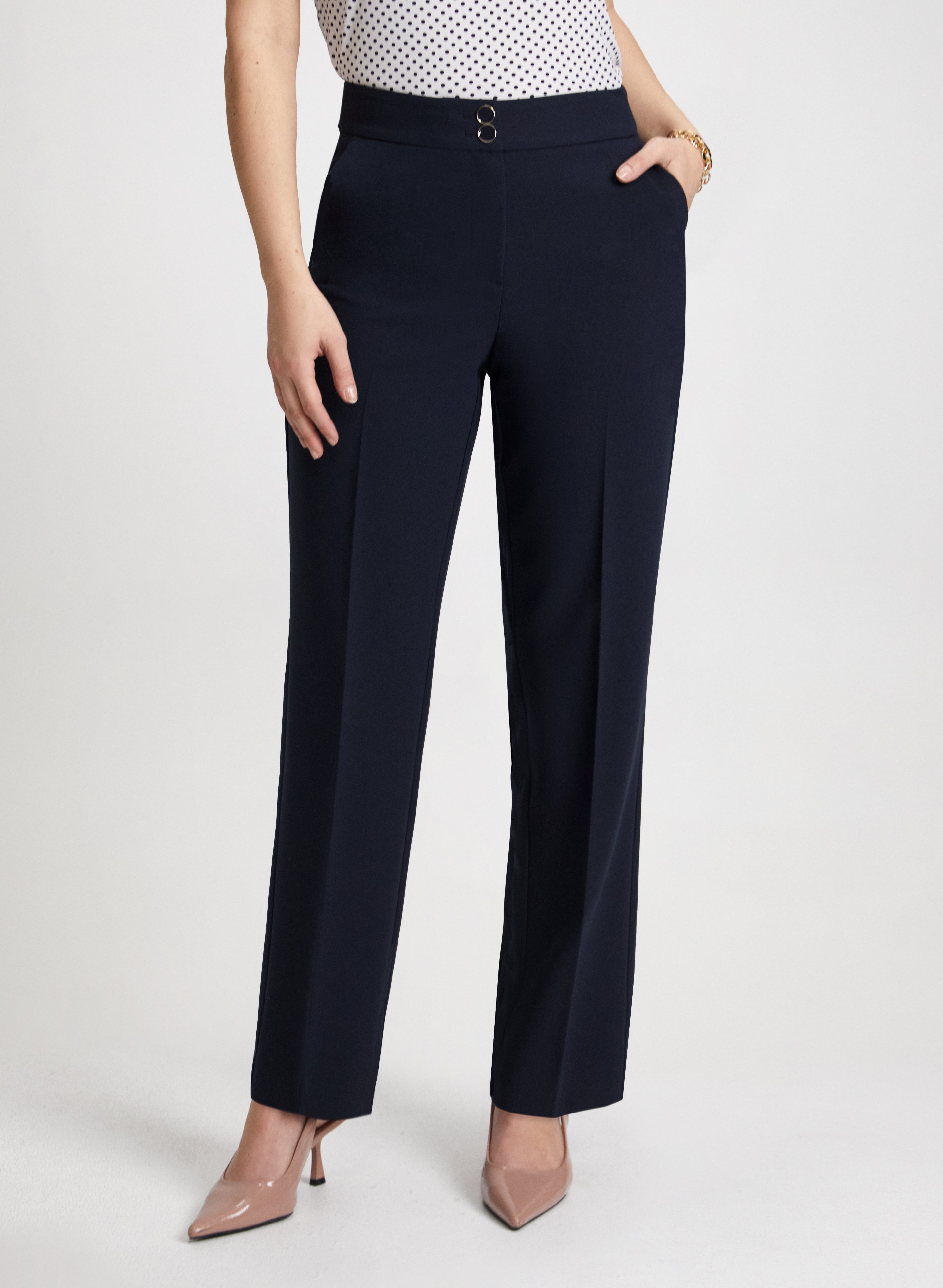 City Fit Slim Leg Ankle Pant