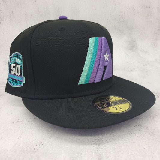 Hat Club Astros Ocean Drive 7 5/8 Prototype Logo Blue