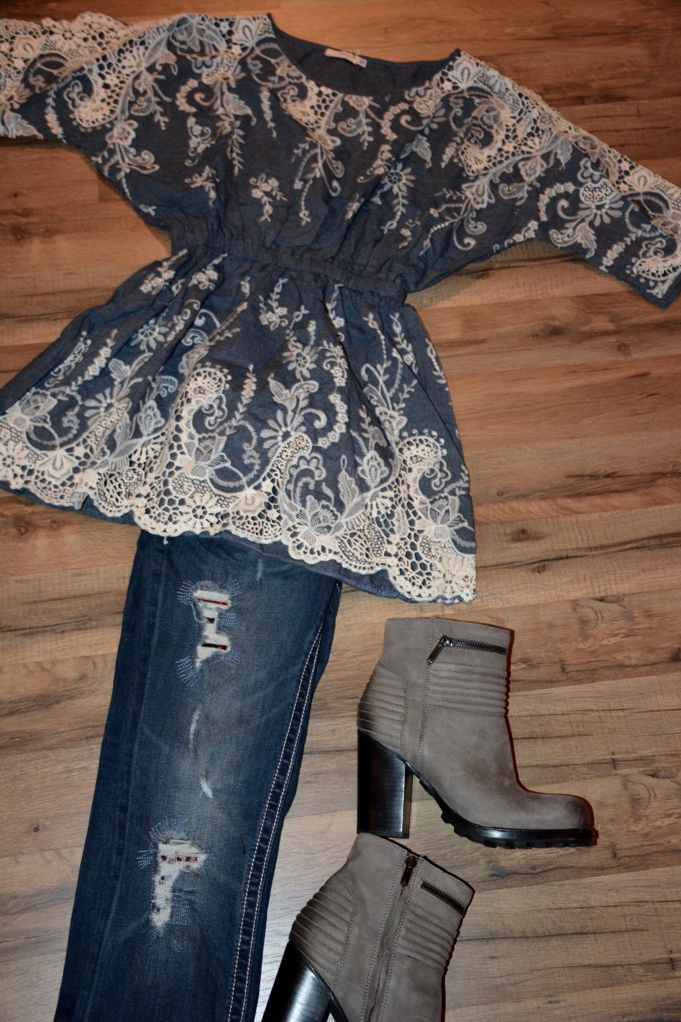 Denim & Diamonds Tunic Pistol Annie's Boutique