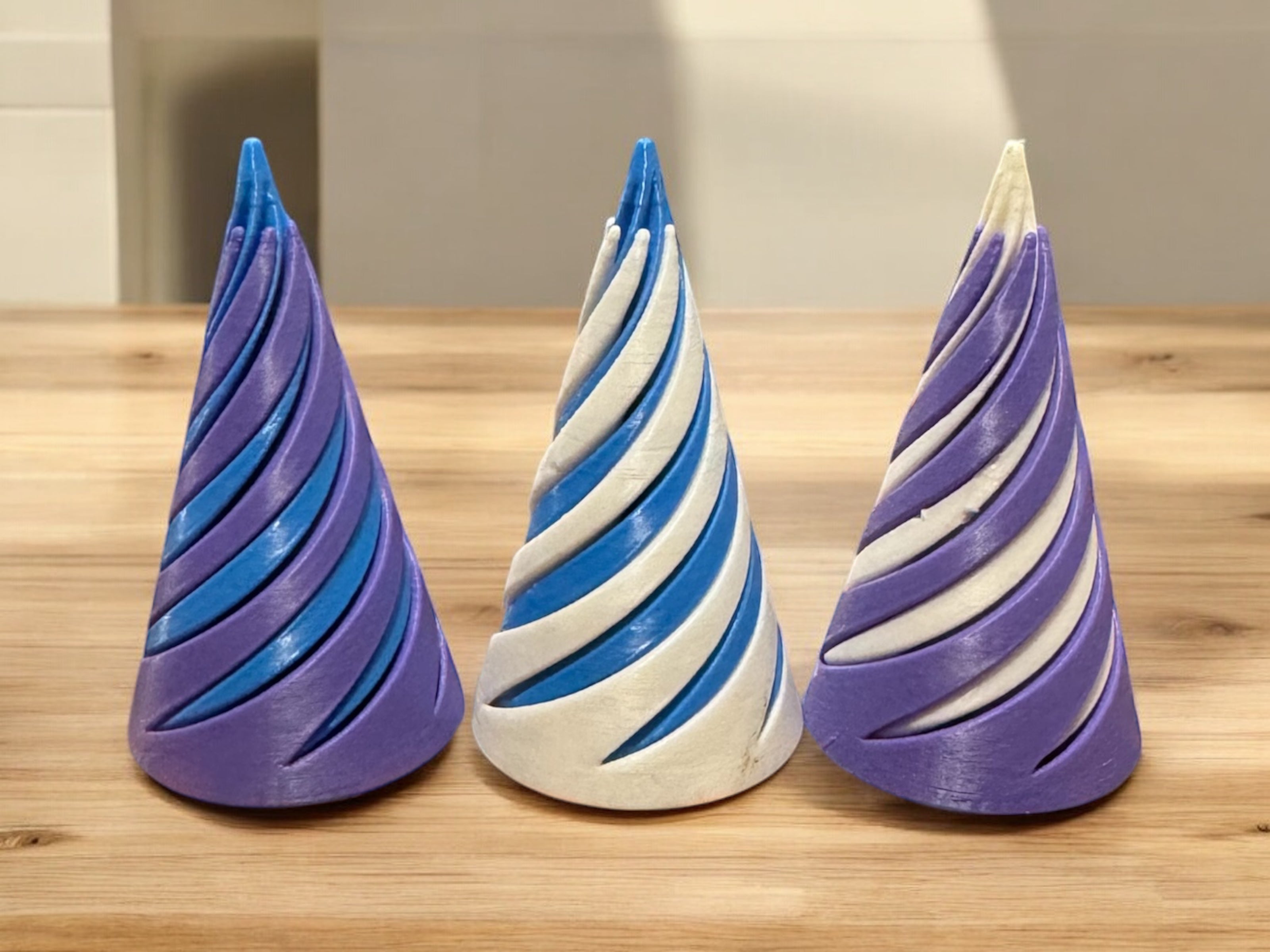 Spiral Fidget Cones