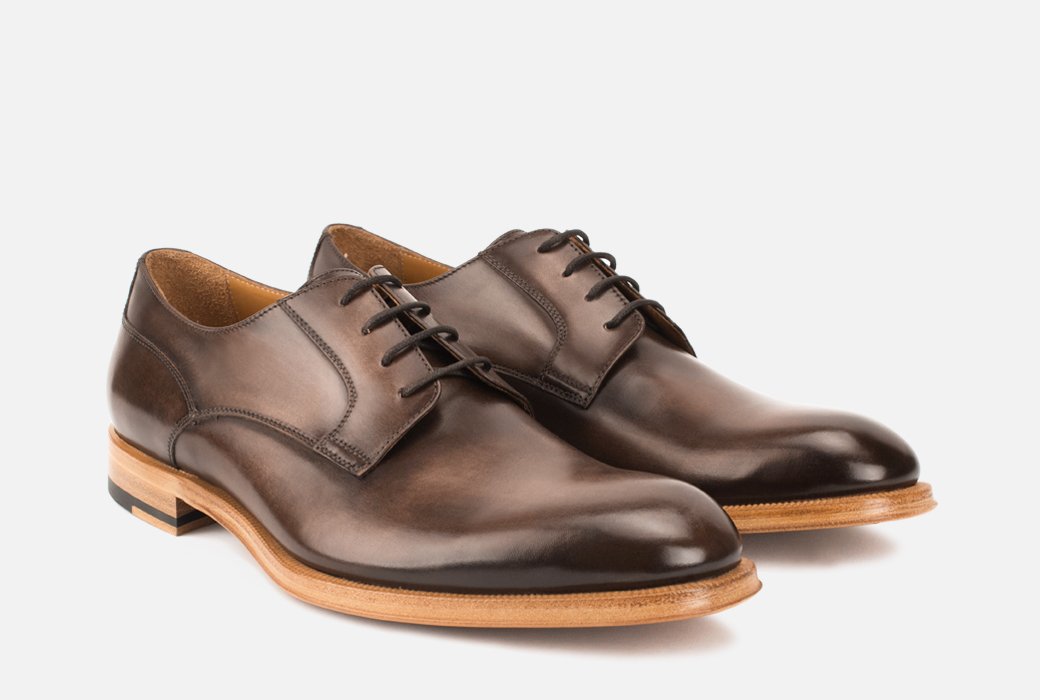 Devin | Men's Derby Dress Shoes in Dark 