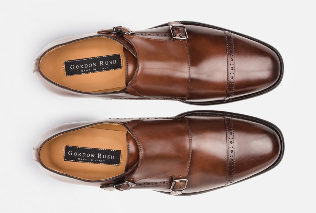 Double Monk Strap | Leather Monk Shoe 