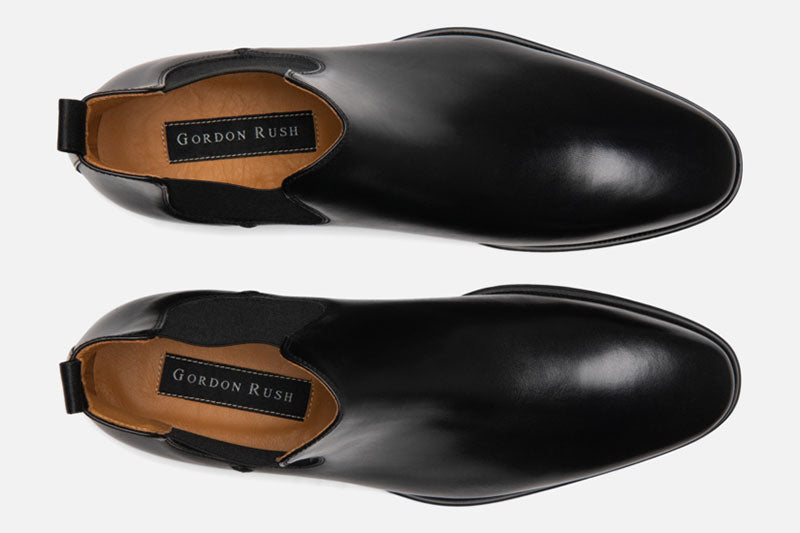 gordon rush black dress shoes