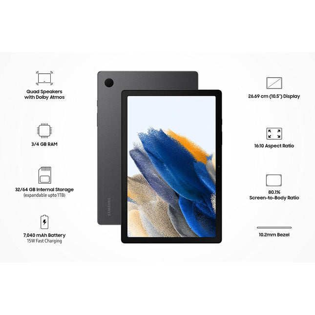  SAMSUNG Galaxy Tab S6 Lite 10.4 128GB Android Tablet, LCD  Screen, S Pen Included, Slim Metal Design, AKG Dual Speakers, 8MP Rear  Camera, Long Lasting Battery, US Version, 2022, Angora