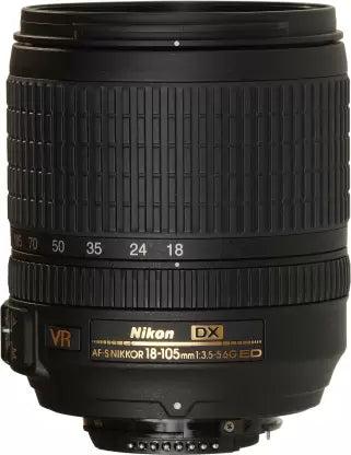 Nikon AF-S DX Nikkor 18-105mm F/3.5-5.6 G ED VR Zoom Lens for