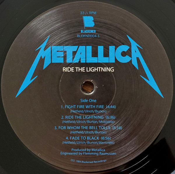 Buy Metallica : Ride The Lightning (LP, Album, RE, RM) Online for a great  price – Tonevendor Records