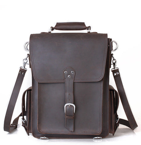 Men's Chantaco Matte Piqué Leather Computer Bag - Men's Bags - New In 2023