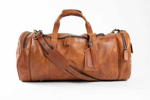 Leather Duffel Bag As Gift