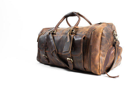 Leather Duffel Affordable Travel