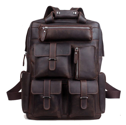 7 Brown Leather Backpacks On A Budget (Under 200$) — High On Leather