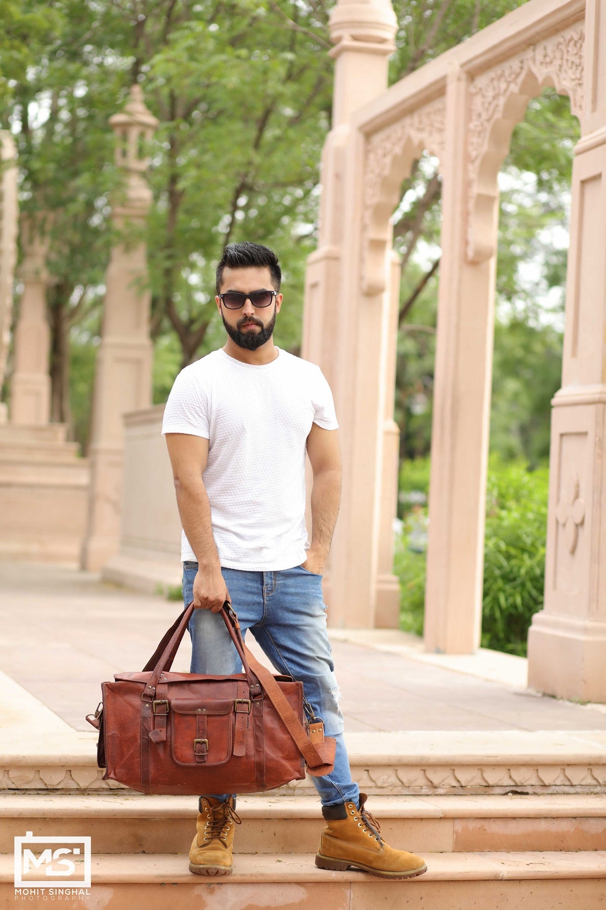Handcrafted Leather Duffel Bag — High On Leather