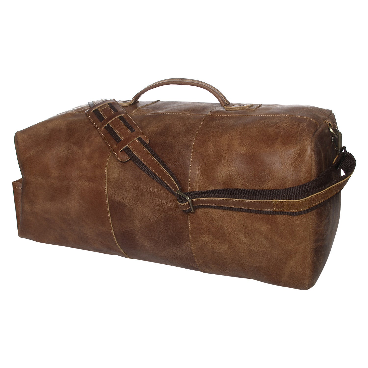 Leather Army Duffel Bag | High On Leather