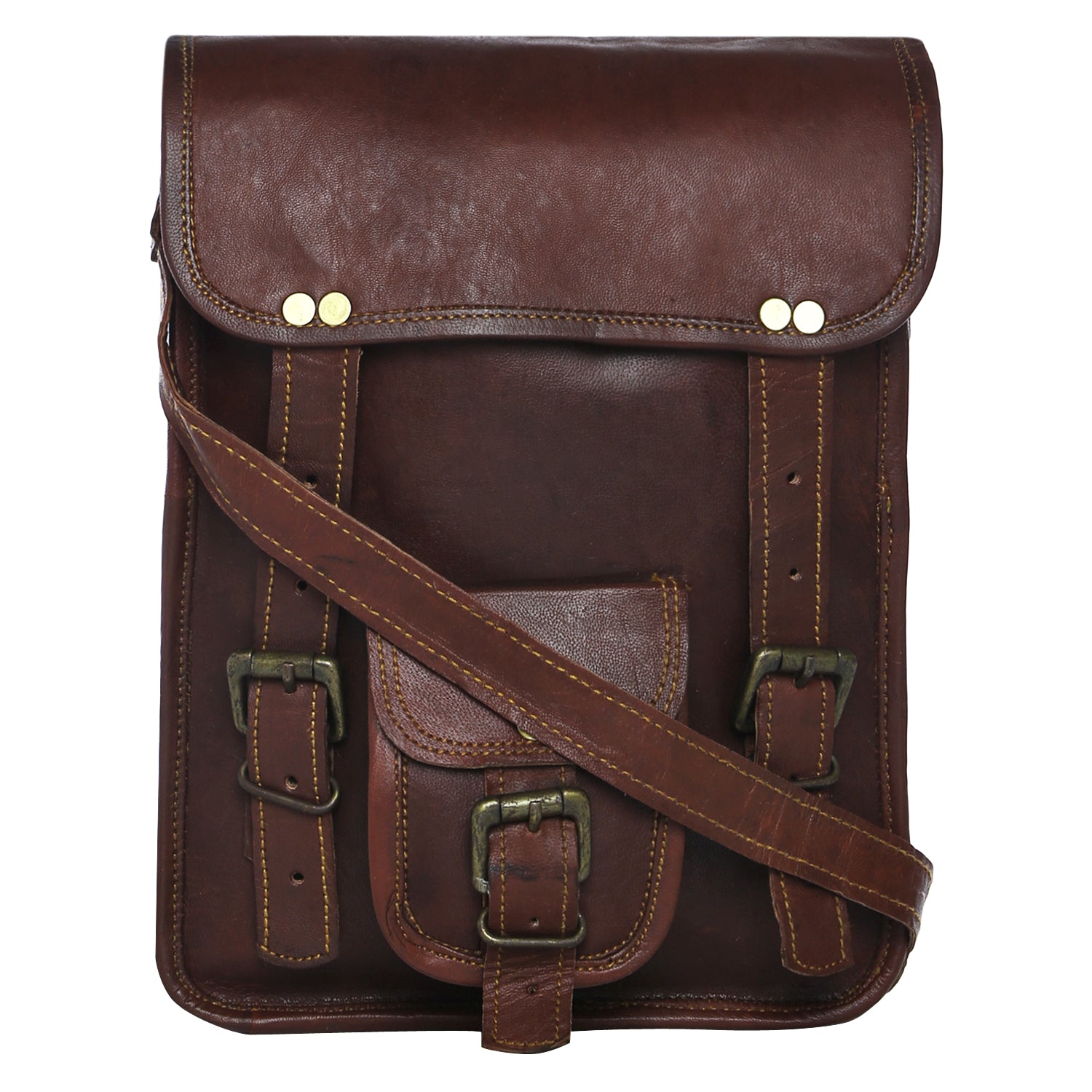 Rugged Leather Briefcase 13