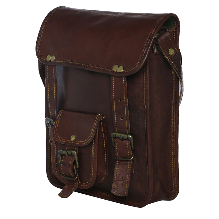 Rugged Leather Briefcase 13