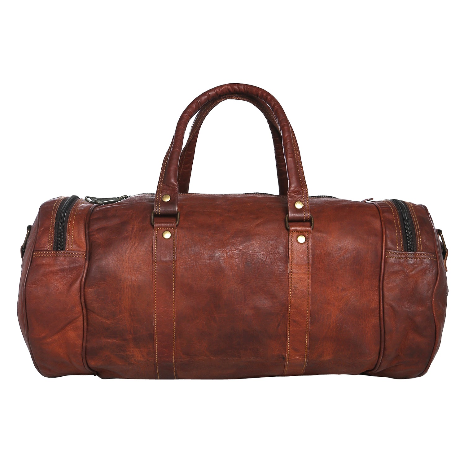 Leather Sports Duffel Bag — High On Leather