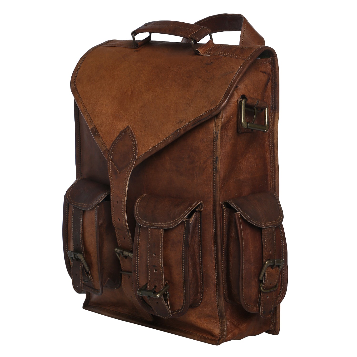 Vintage Men's Leather Backpack | High On Leather