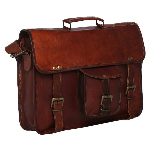 Indiana Jones Leather Briefcase | High On Leather