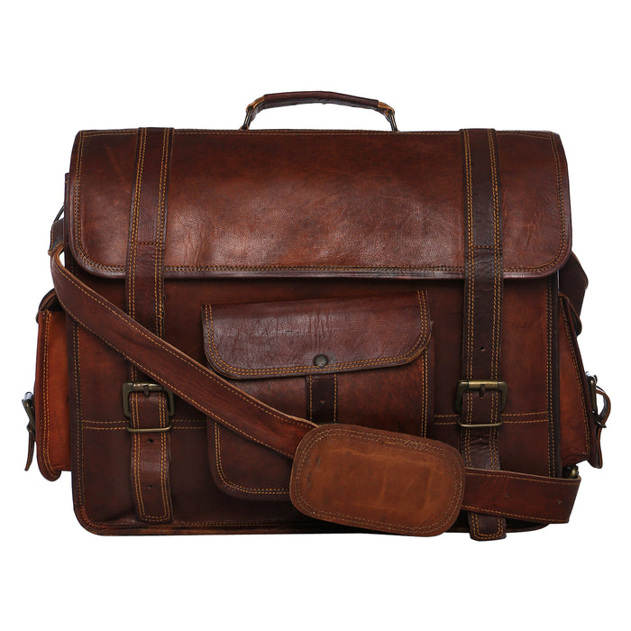 Leather Computer Briefcase Florida — High On Leather