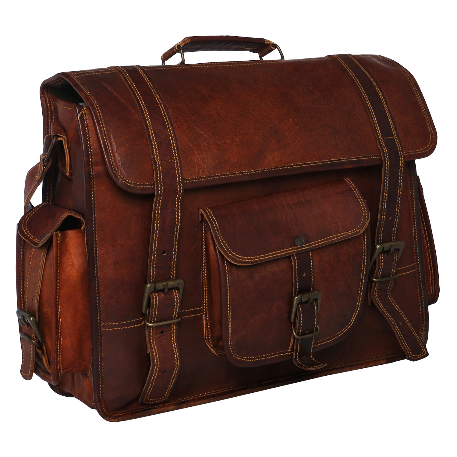 Leather Computer Briefcase Florida | High On Leather