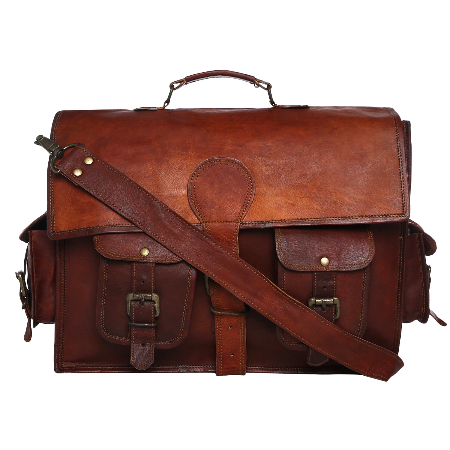 mens soft leather messenger bag