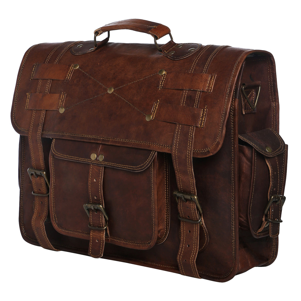 Large Leather Briefcase 17